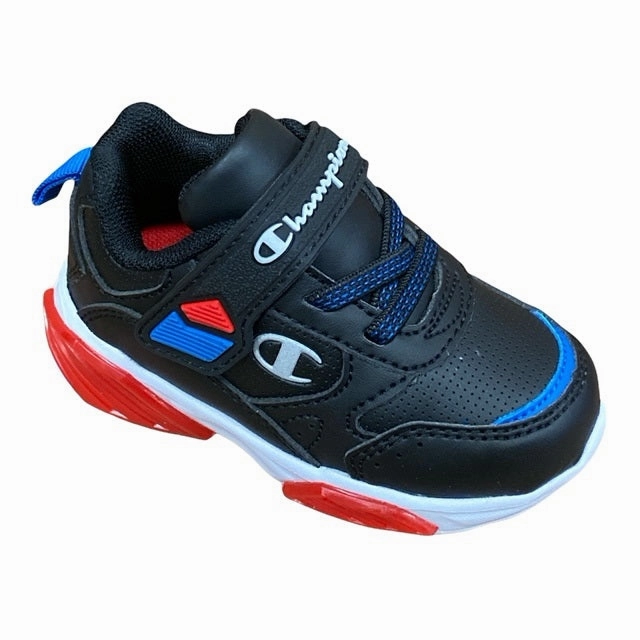 Champion scarpa da ginnastica da bambino Wave B TD S32130 CHA KK001 NBK nero post - race running