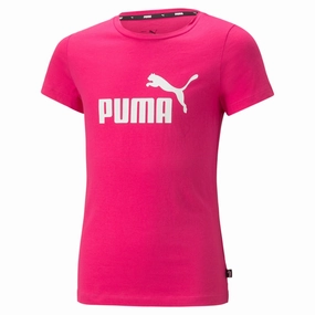 Puma maglietta manica corta da ragazza con logo stampato ESS 587029 01 orchidea Seam Free Back Chic And Comfortable