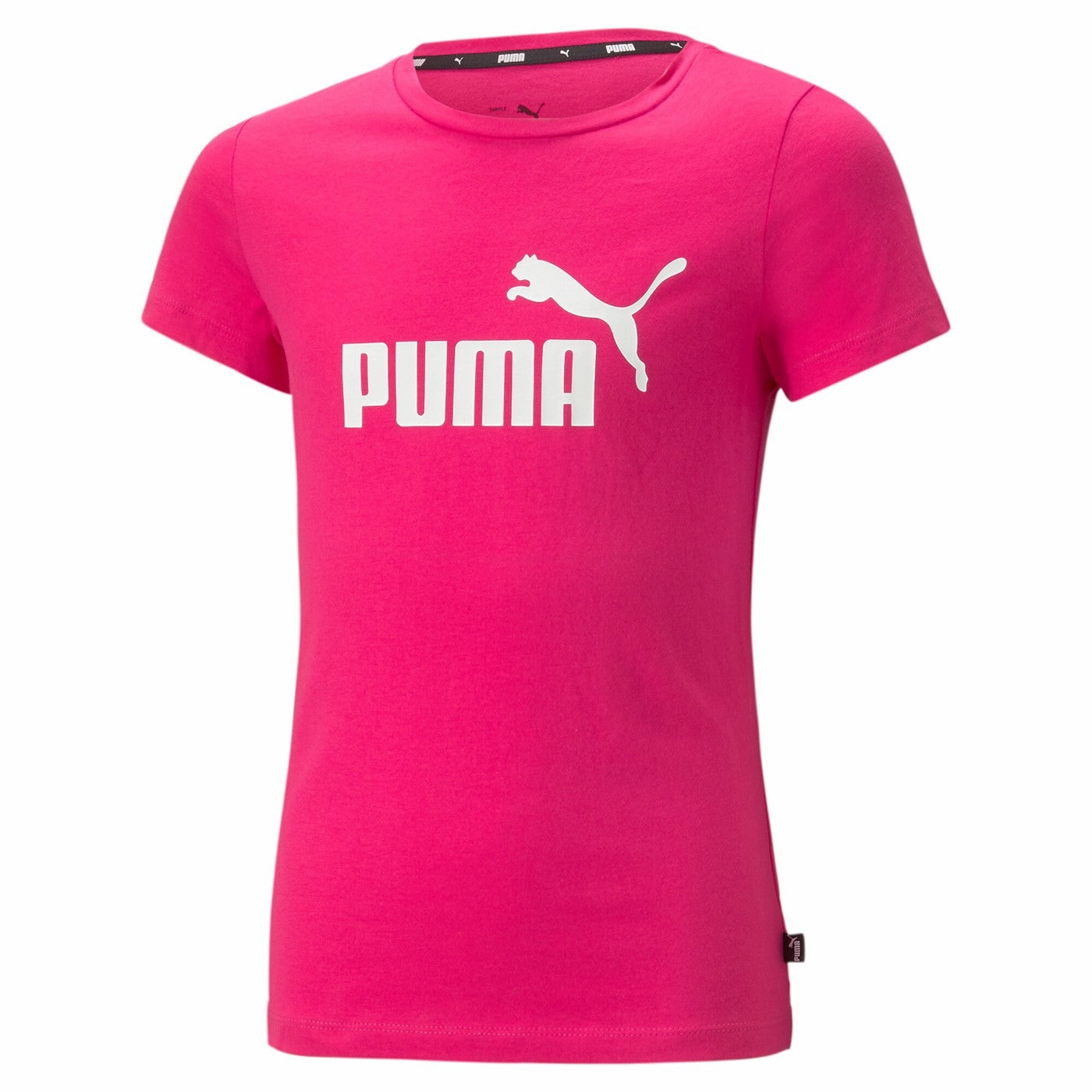 Puma maglietta manica corta da ragazza con logo stampato ESS 587029 01 orchidea Seam Free Back Chic And Comfortable