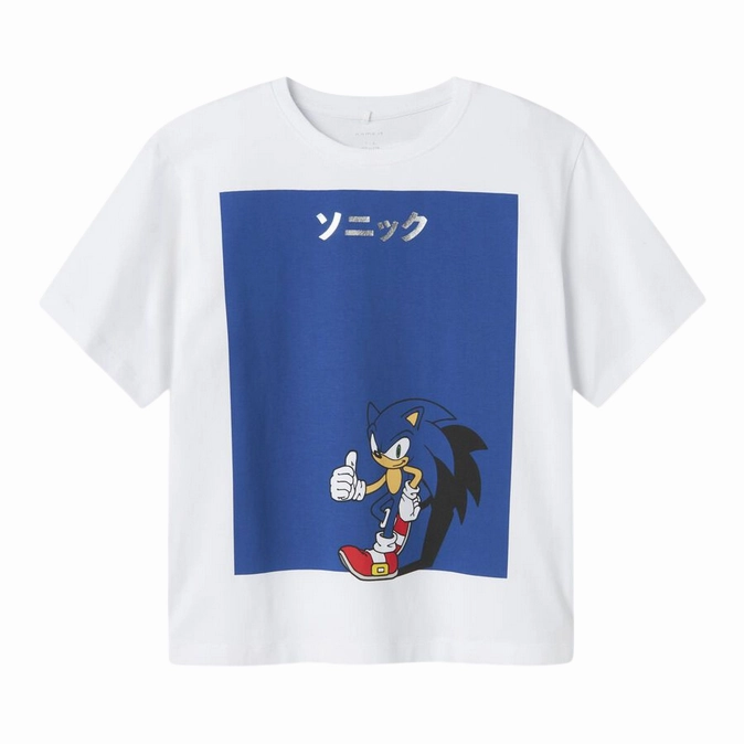 Fashion Layer name it maglietta manica corta da bambino Sonic 13238522 bianco