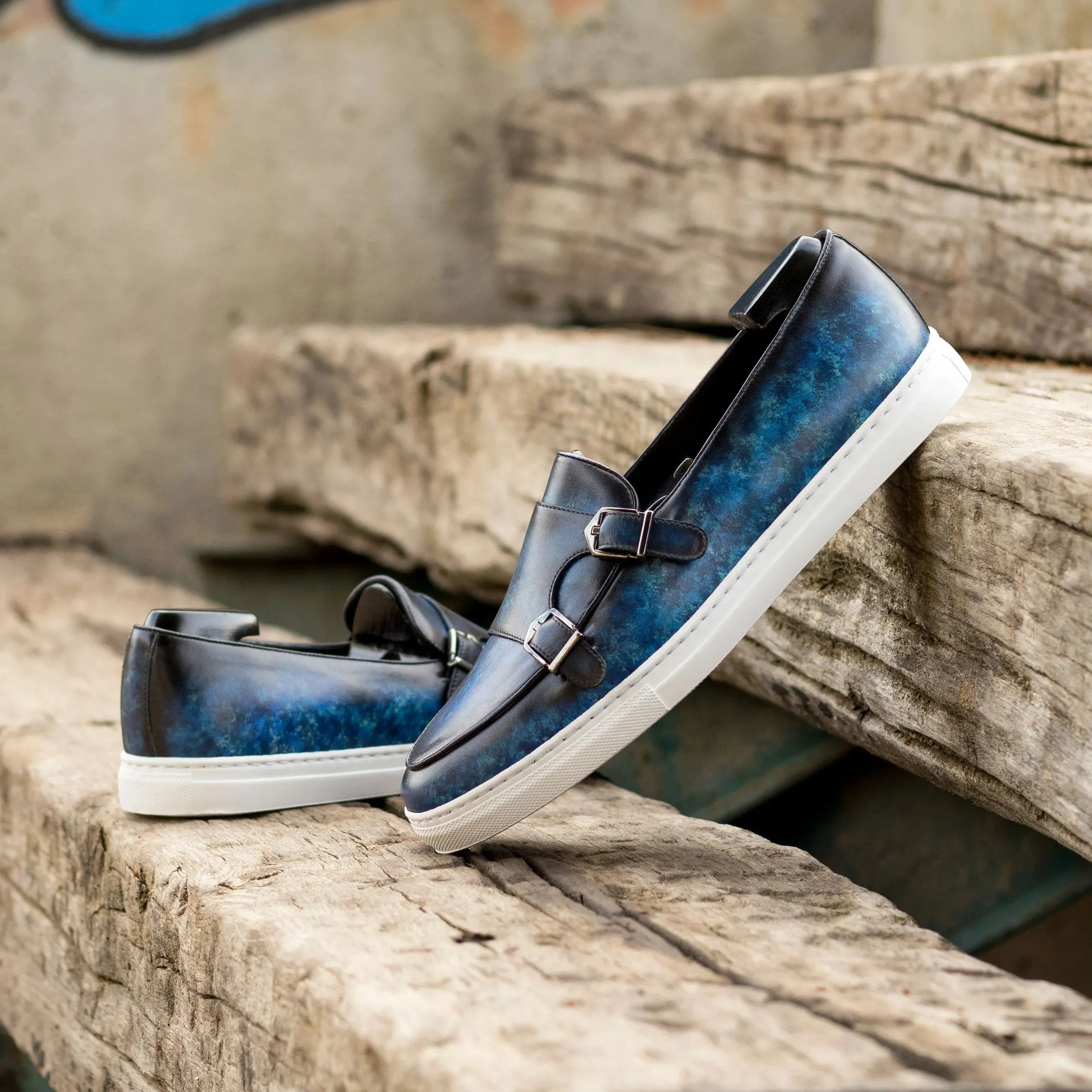 Realcarlo patina monk sneaker