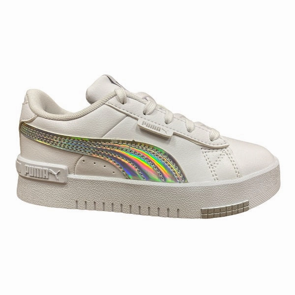 Puma sneakers da bambina Jada Rainbow Ps 362663 01 white silver Bounce Energy System Cardio