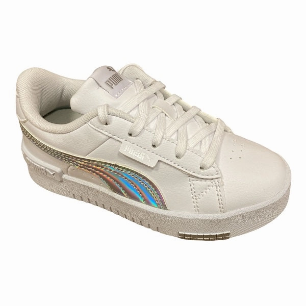 Puma sneakers da bambina Jada Rainbow Ps 362663 01 white silver Thermo Regulating Fabric Well-liked product