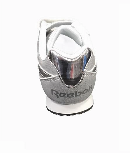 running in multi - lane tracks shoes Reebok scarpa sneakers da bambina con velcro Royal CL Jogging 2.0 2V Kid FW8436 argento