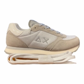 Value - for - money rigid insole shoes Sun68 scarpa sneakers da ragazza Ally Glitter Mesh Z32403 01 bianco