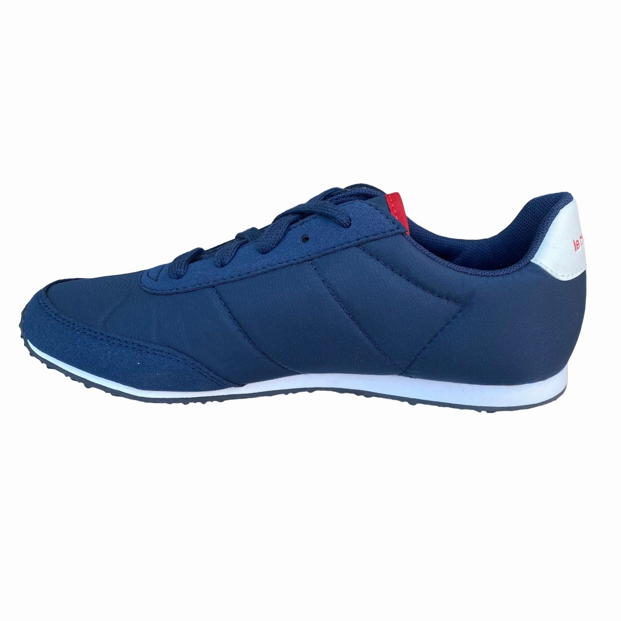 Le Coq Sportif scarpa sneakers da ragazzo in nylon Racerone 1610420 blu carbon - fiber - feature shoes zippered