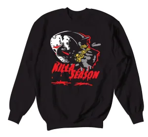 Retro 1 Bred Patent Kills Season Sweater