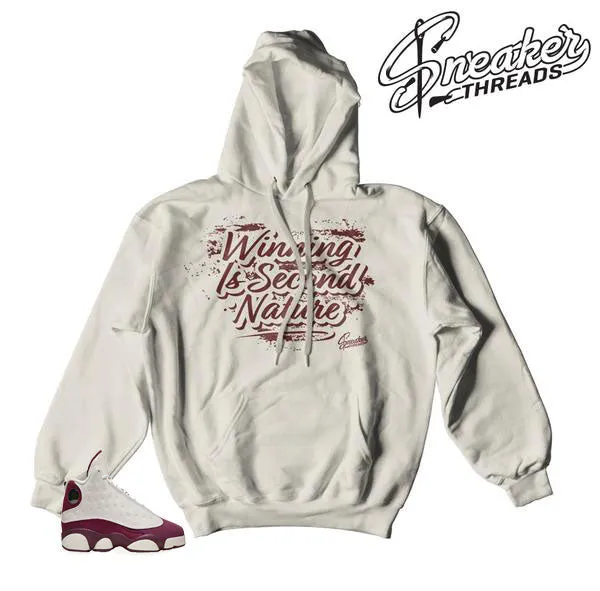 Retro 13 Bordeaux Second Nature Hoody