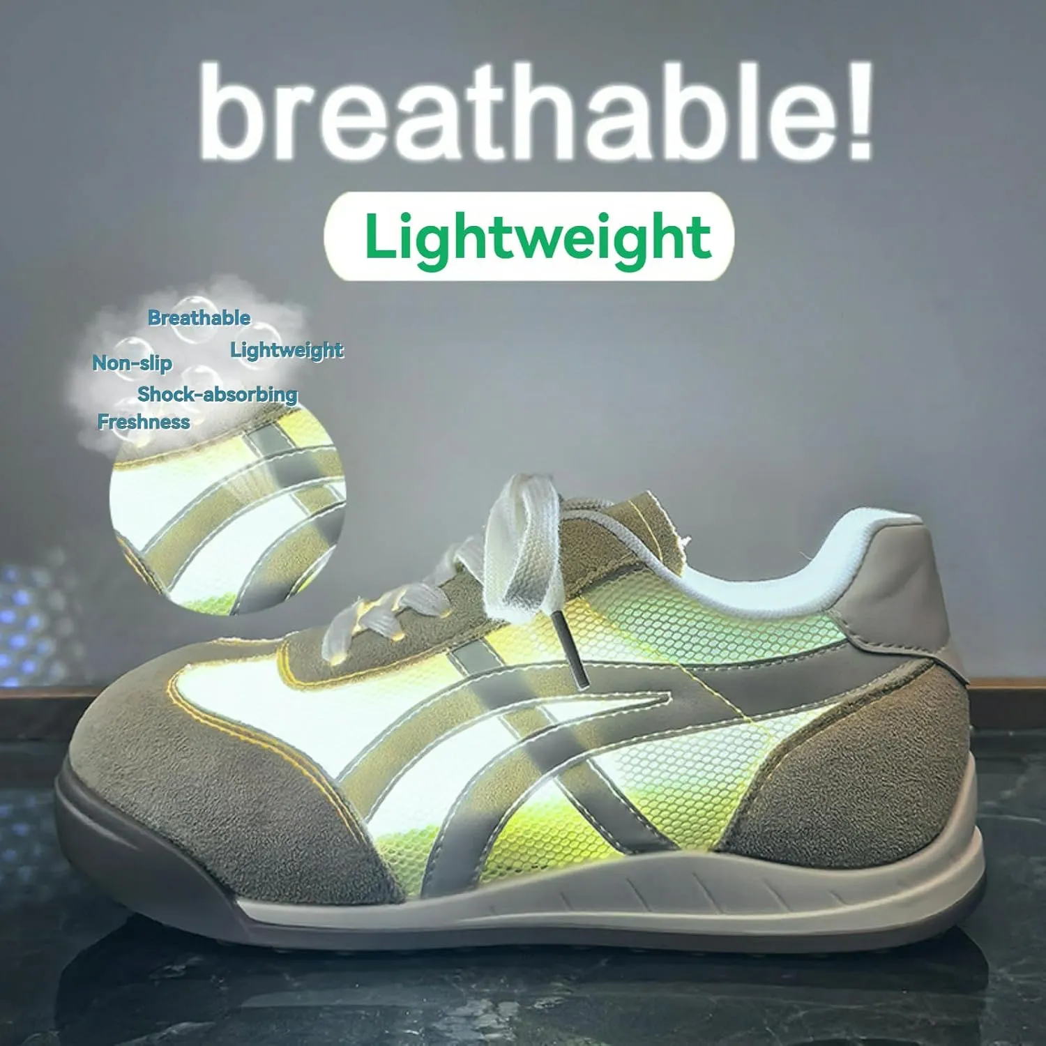 Retro Chunky Platform Sneakers Women Y2K Aesthetic 1.2" Height Increase Breathable Summer Mesh Casual Outfit Walking Shoes