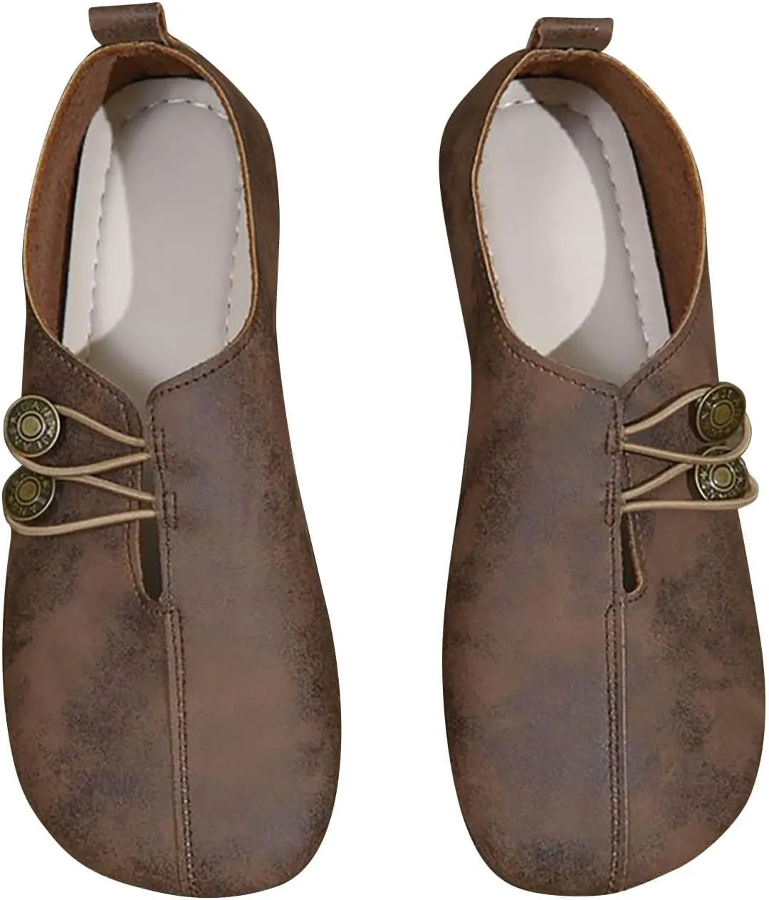 Retro Loafers for Women Fashion Boat Shoes Slip on Sneakers Business Lightweight Hiking Workout Footwear