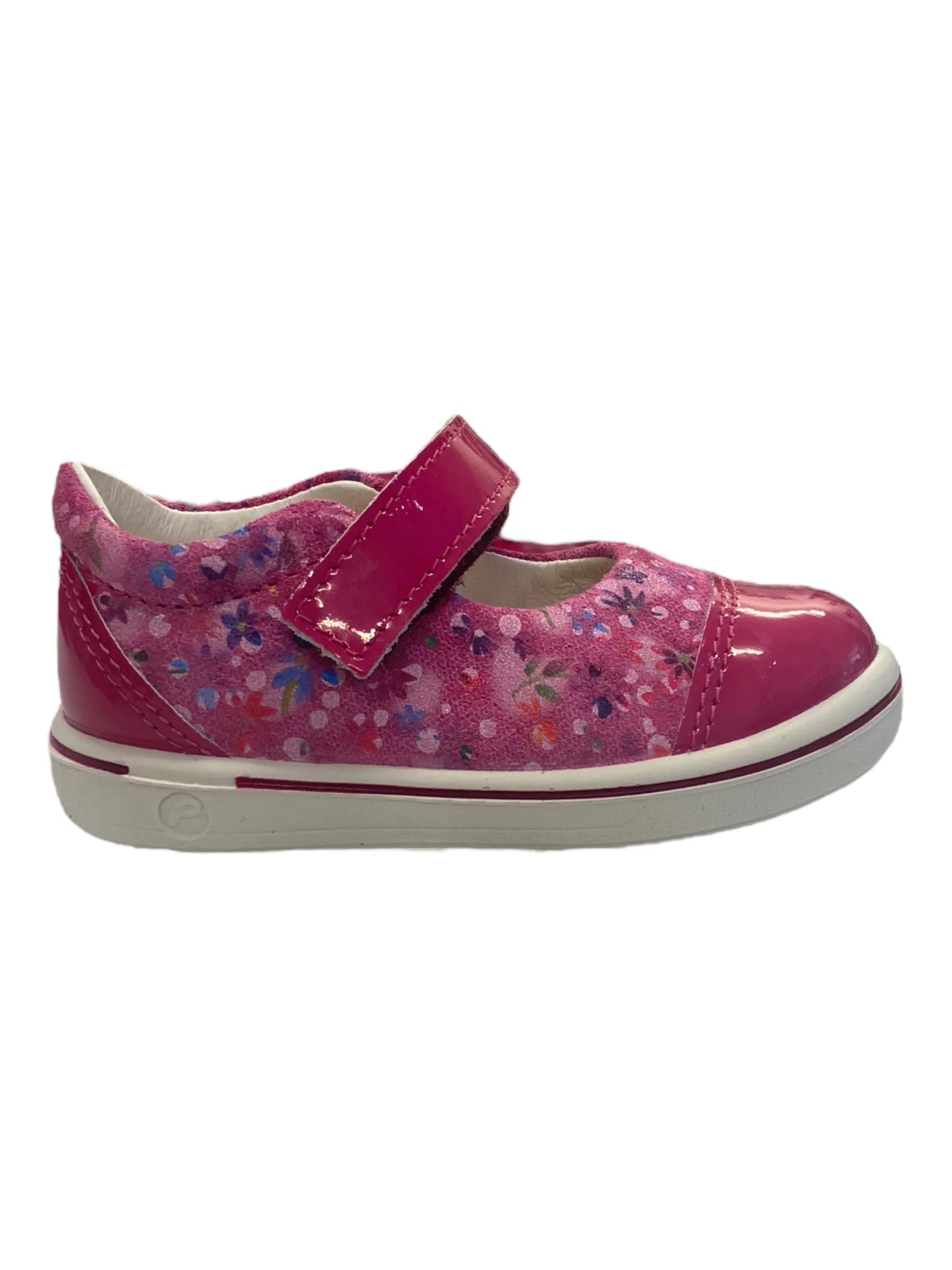 Ricosta - Girls pink shoe with flower detail - Corinne