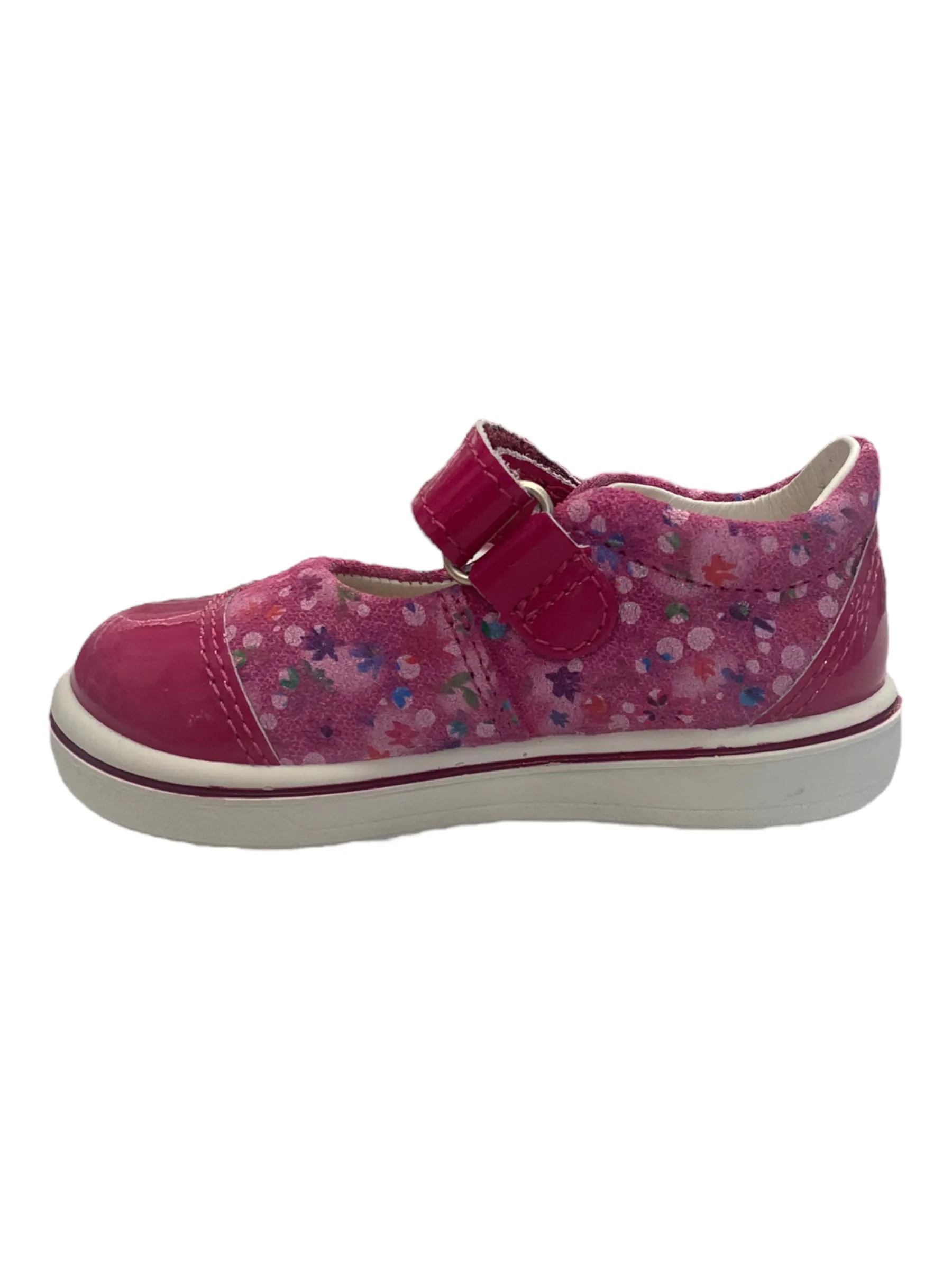 Ricosta - Girls pink shoe with flower detail - Corinne