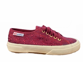 Superga 2750-sangallosatinw sneakers in pizzo S008C40 970 prune removable - insole - convenience - replaceability shoes Enhanced Performance