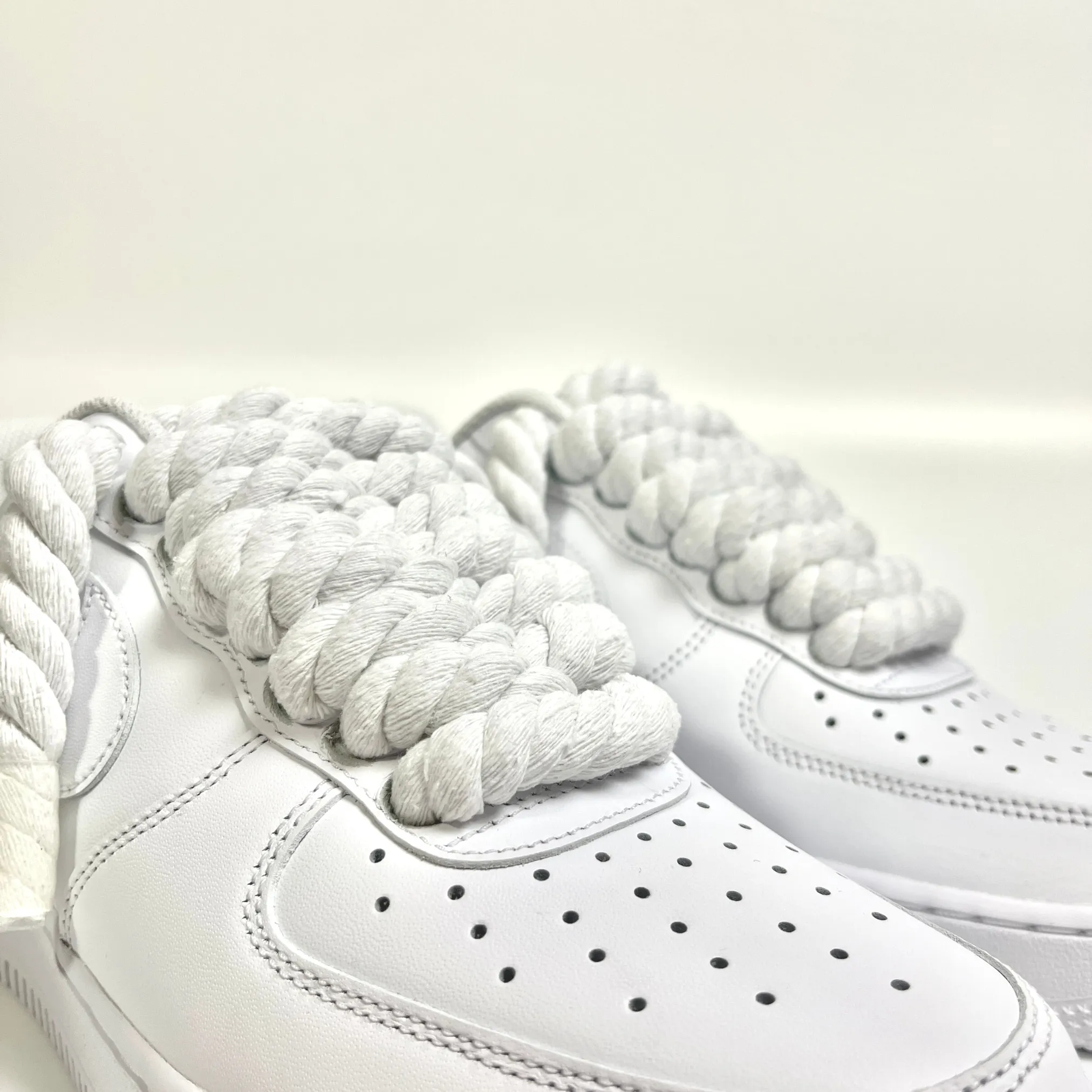 Dynamic Fit Lacing running in dry conditions shoes Rope Air Force 1 - Pure White