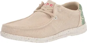 ROPER Mens Hang Loose Patriotic Slip On Casual Shoes - Beige
