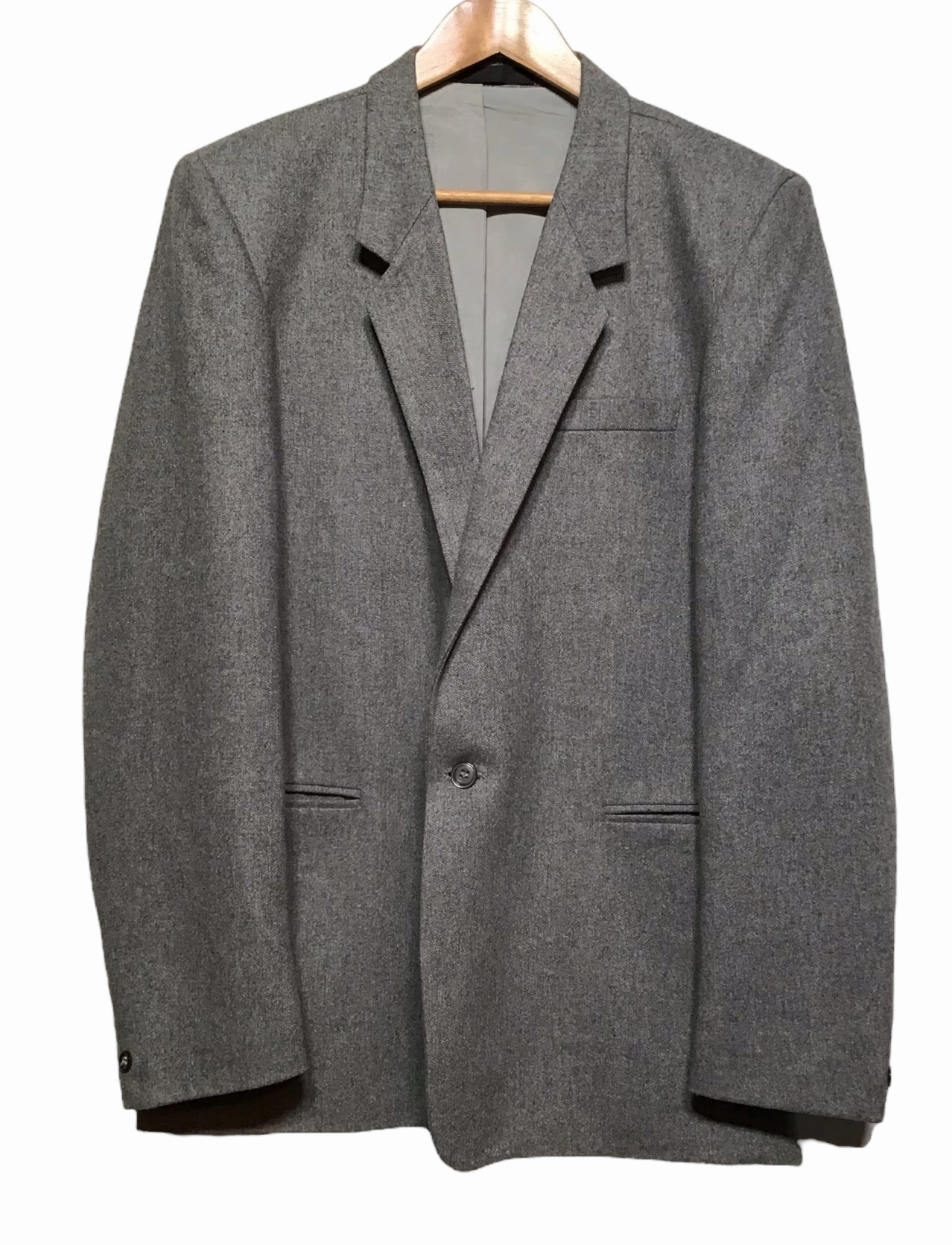 Indication planned purchase Men??s Grey Blazer (Size L)