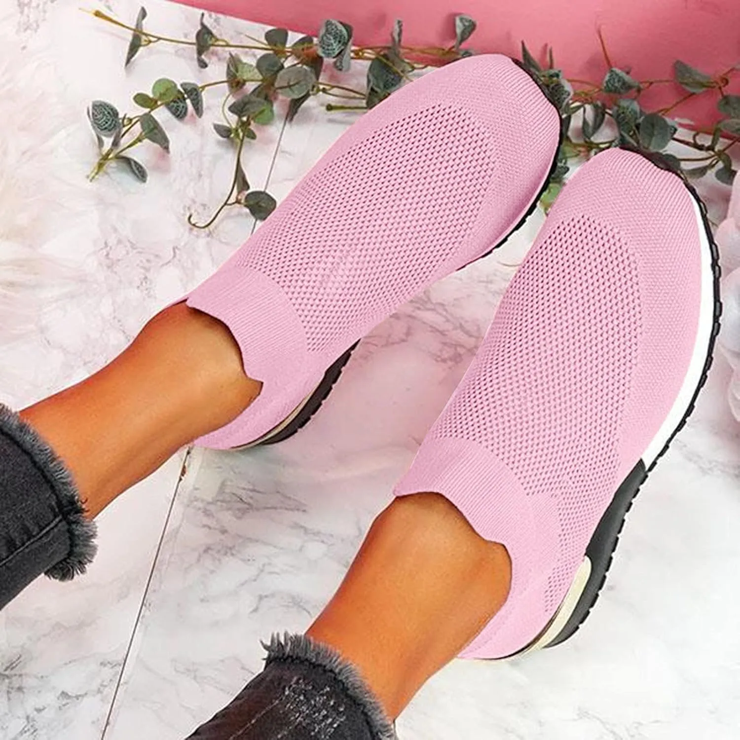 Running Shoes Women Sneakers Tennis Workout Walking Gym Lightweight Men's Trail Running Shoes Business Casual Loafers for Women Running Sneakers Men