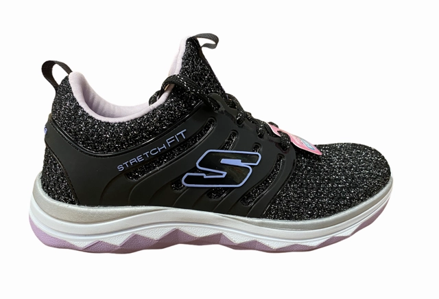 snowy - day shoes Skechers scarpa da ginnastica da ragazza Diamond Runner Sparkle Sprint 81561L BKLV nero lilla