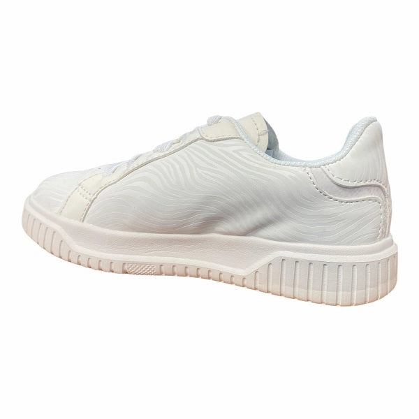 Lotto scarpa da ginnastica con laccio elastico Venus AMF II zebra CL 217510 010 white Elastic tongue