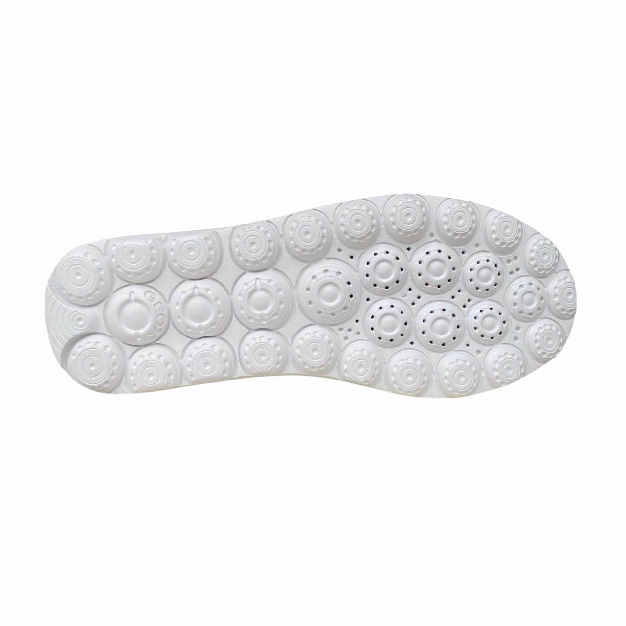 Geox scarpa sneakers da ragazza Puffypop 8056226640881 bianco-platino field - sports shoes