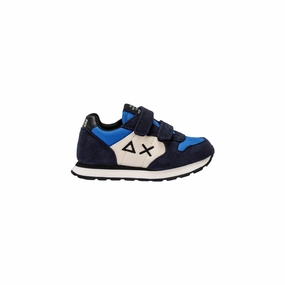 Sun68 scarpa da bambino con lo strappo Tom Color Z43307B 07 blu running for competition shoes hip - hop dance shoes