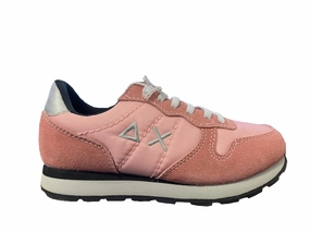 running in a bascule bridge area shoes Support Layer Sun68 sneakers da ragazza Girl's Ally Solid Nylon Z29402 04 rosa