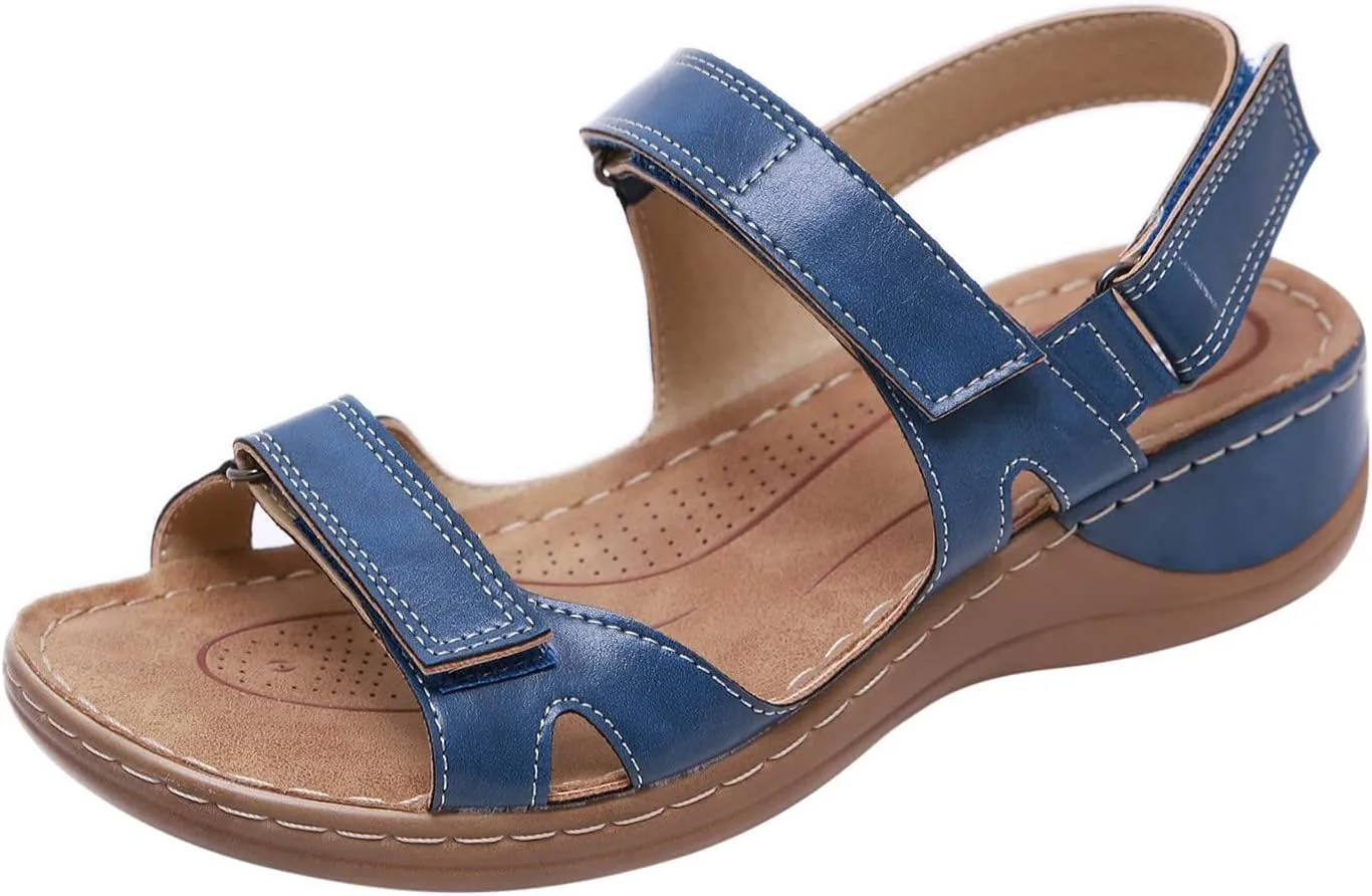 Sandales Pour Femmes, Womens Sandals Orthopedic Arch Support Sandals Comfort Walking Sandals Durable Outdoor Sandals