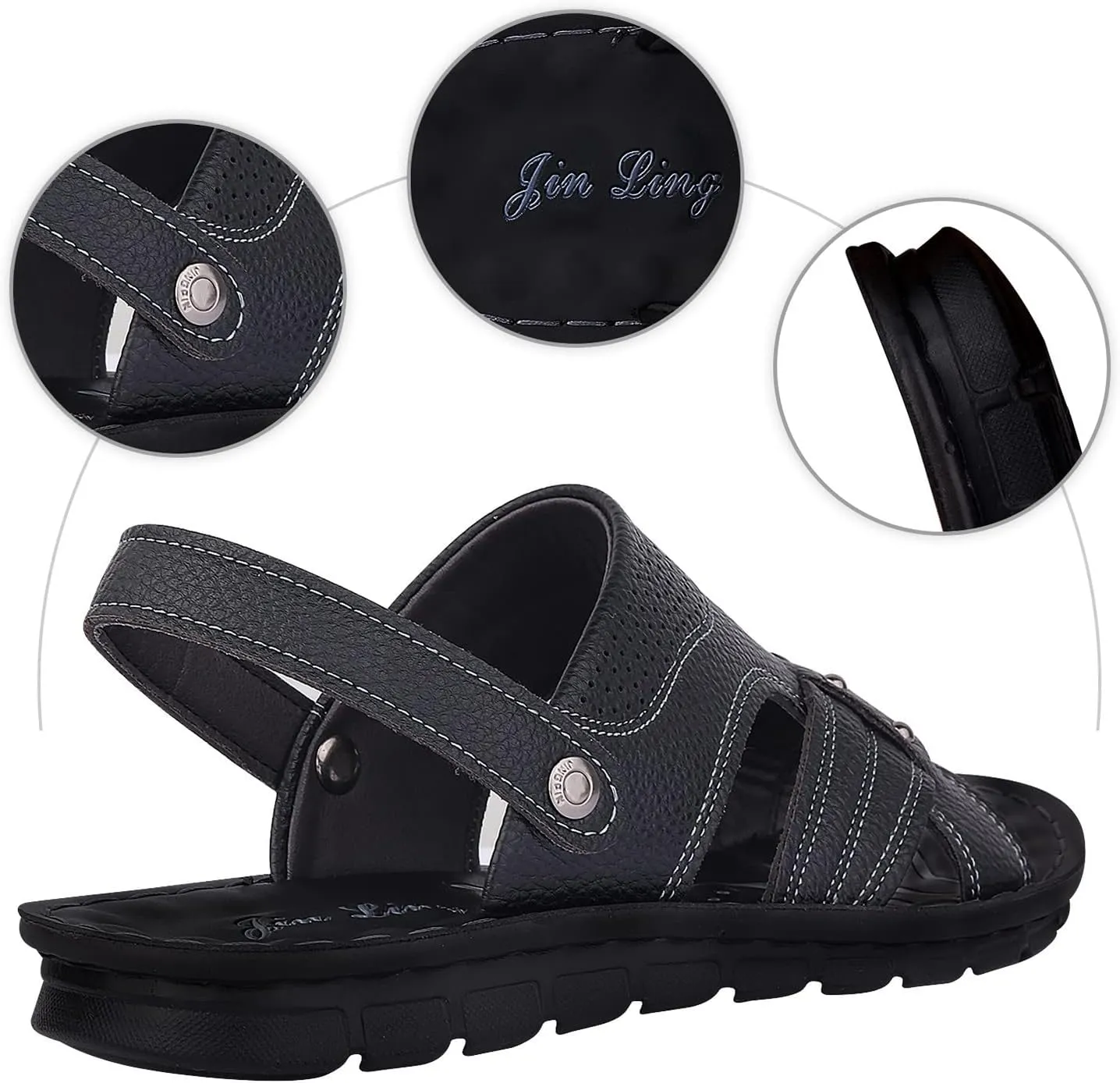 Sandals for Men Comfortable Athletic Sandals for Outdoor Wading Beach Summer Men Summer Beach Trail Walking