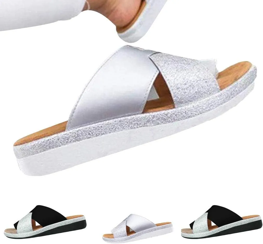Sandals for Women Platform Gibobby Women's 2019 Comfy Platform Sandal Shoes Summer Beach Travel Fashion Slipper Flip Flops