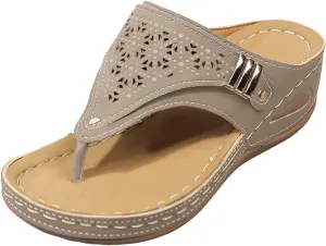 Sandals for Women Womens Arch Support Flip Flops Beach Sandals for Woman Comfortable Summer Beach Thong Sandals