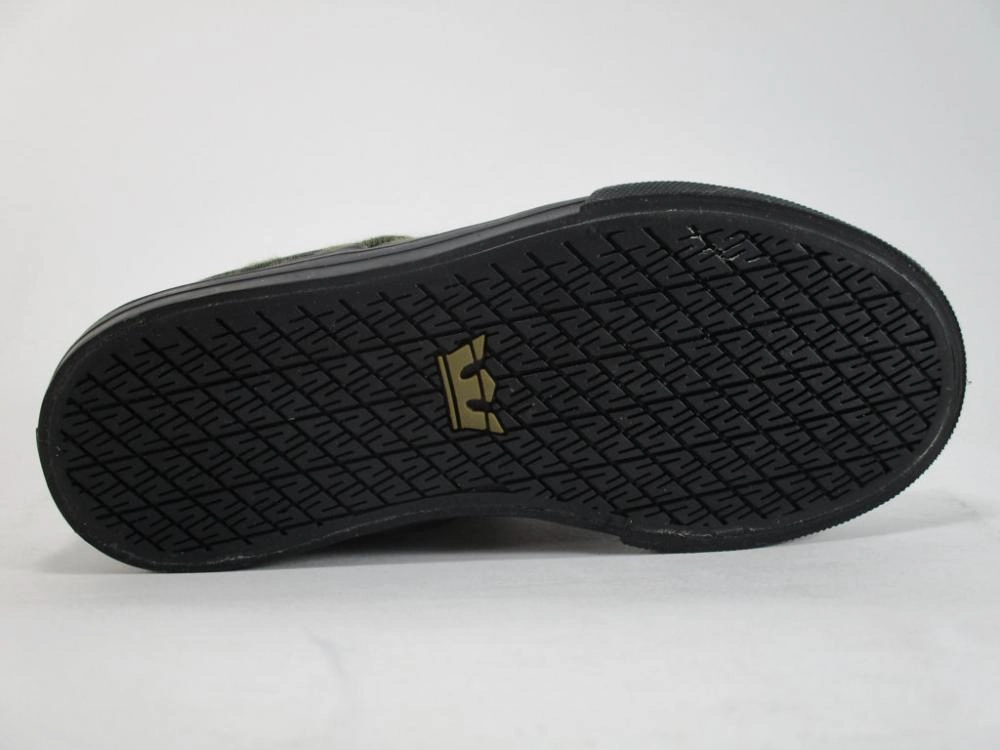 Supra scarpa sneakers da ragazzo con velcro Stacks Vulc II V 55672 331 verde militare Aerobic Efficiency walking stability