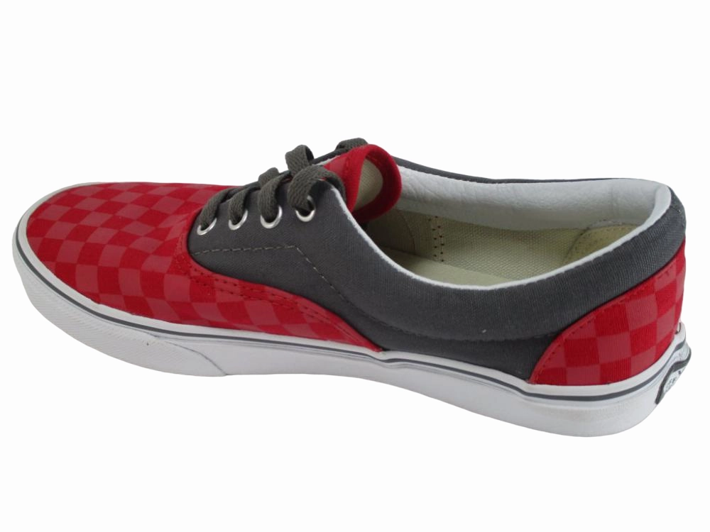 Vans scarpa sneakers junior Era VN000YMAICK rosso-grigio Supportive Midfoot Saddle friendly competition