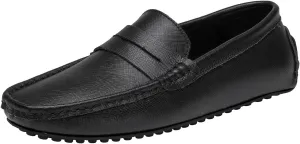 Santimon Men's Classic Penny Loafer Driving Moccasins Multicolor Shoes