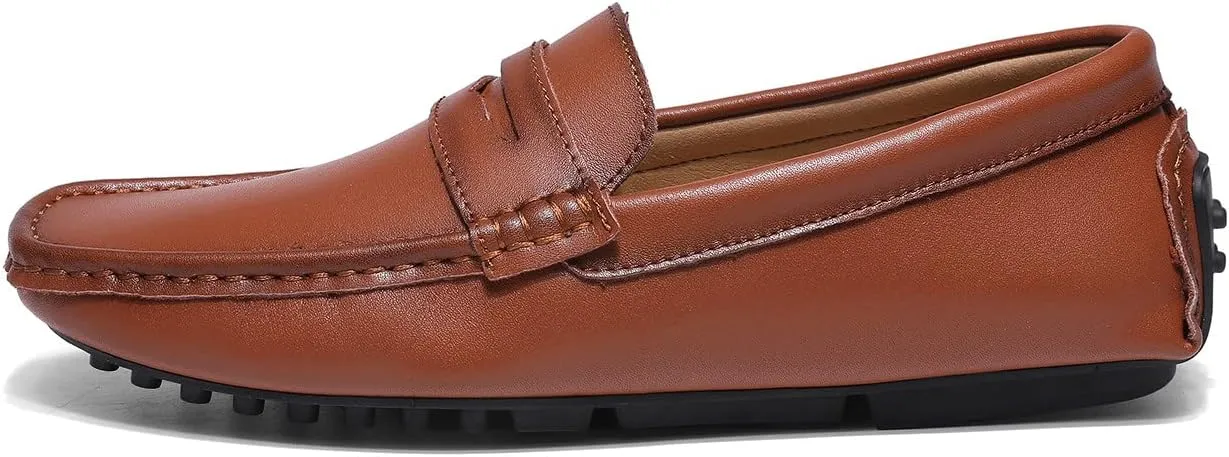 Santimon Men's Loafers Casual Slip On Penny Loafer Lightweight Driving Shoes
