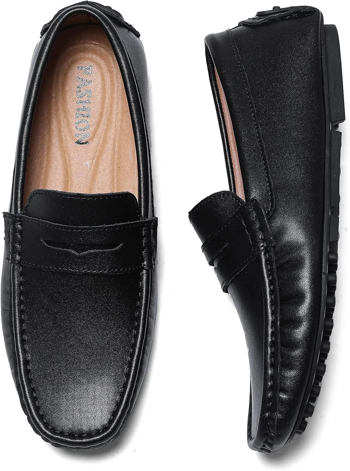 Santimon Men's Loafers Casual Slip On Penny Loafer Lightweight Driving Shoes