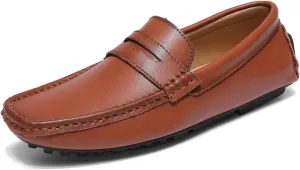 Santimon Men's Loafers Casual Slip On Penny Loafer Lightweight Driving Shoes