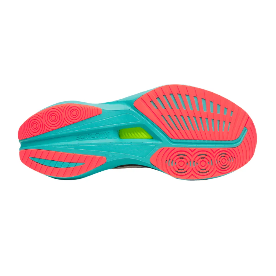 Saucony Men's Endorphin Speed 5 Running Shoes in White/Mutant AW25 Internal Heel Lock literary - event running option