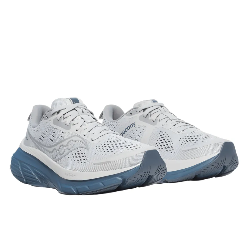 Heart Rate Monitoring Saucony Men's Guide 18 Running Shoes in Fossil/Dusk AW25