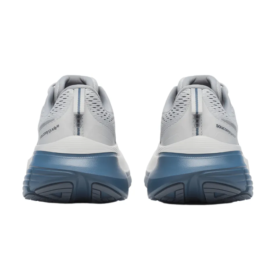 Saucony Men's Guide 18 Running Shoes in Fossil/Dusk AW25 Knee support Gradual Heel Bevel