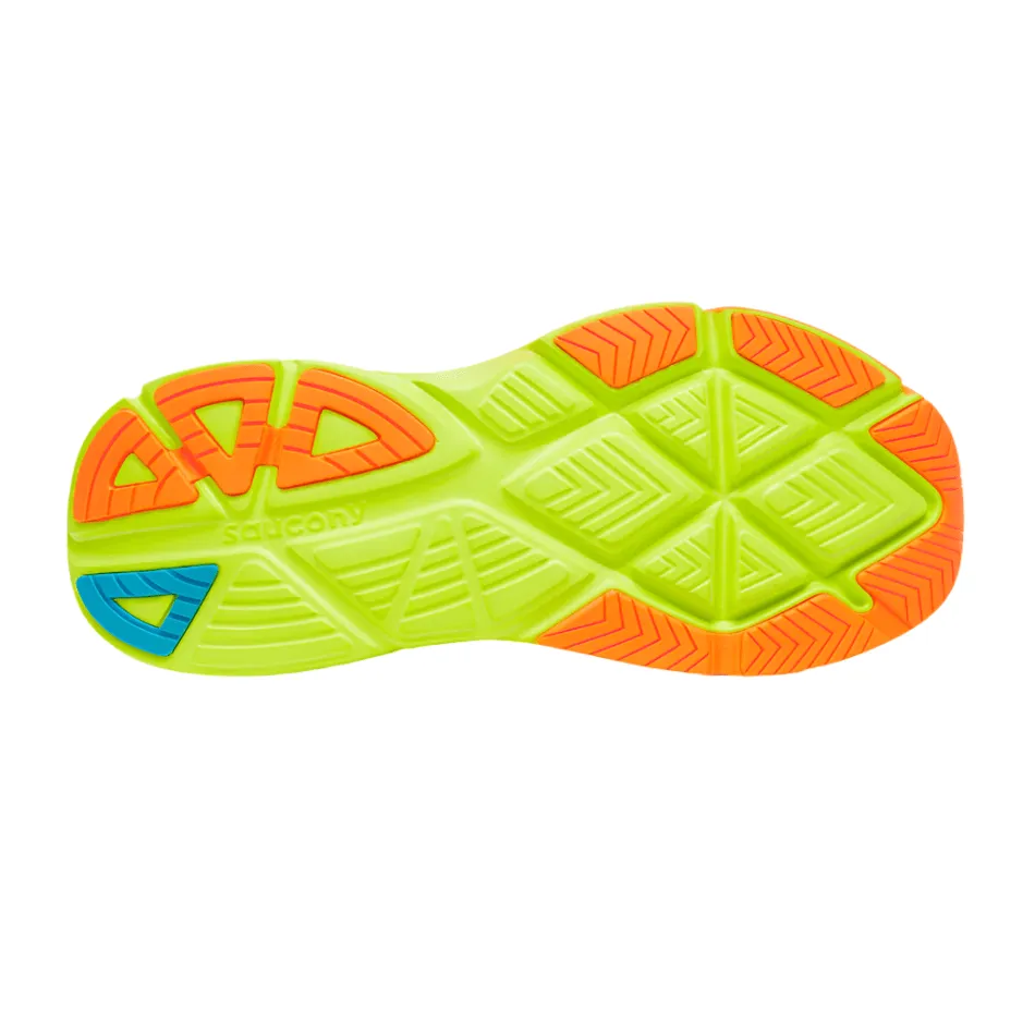 minimalist - style shoes reflective - material running shoes Saucony Men's Guide 18 Running Shoes in Shadow/Vizi AW25