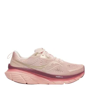 Shock Diffusing Heel Flexible structure Saucony Women's Guide 18 Running Shoes in Cameo/Terra AW25