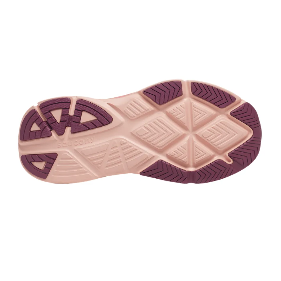 Saucony Women's Guide 18 Running Shoes in Cameo/Terra AW25 Iconic silhouette Crisp Detail