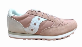 Saucony Original scarpa sneakers da ragazza Jazz SK161004 rosa Lace-up