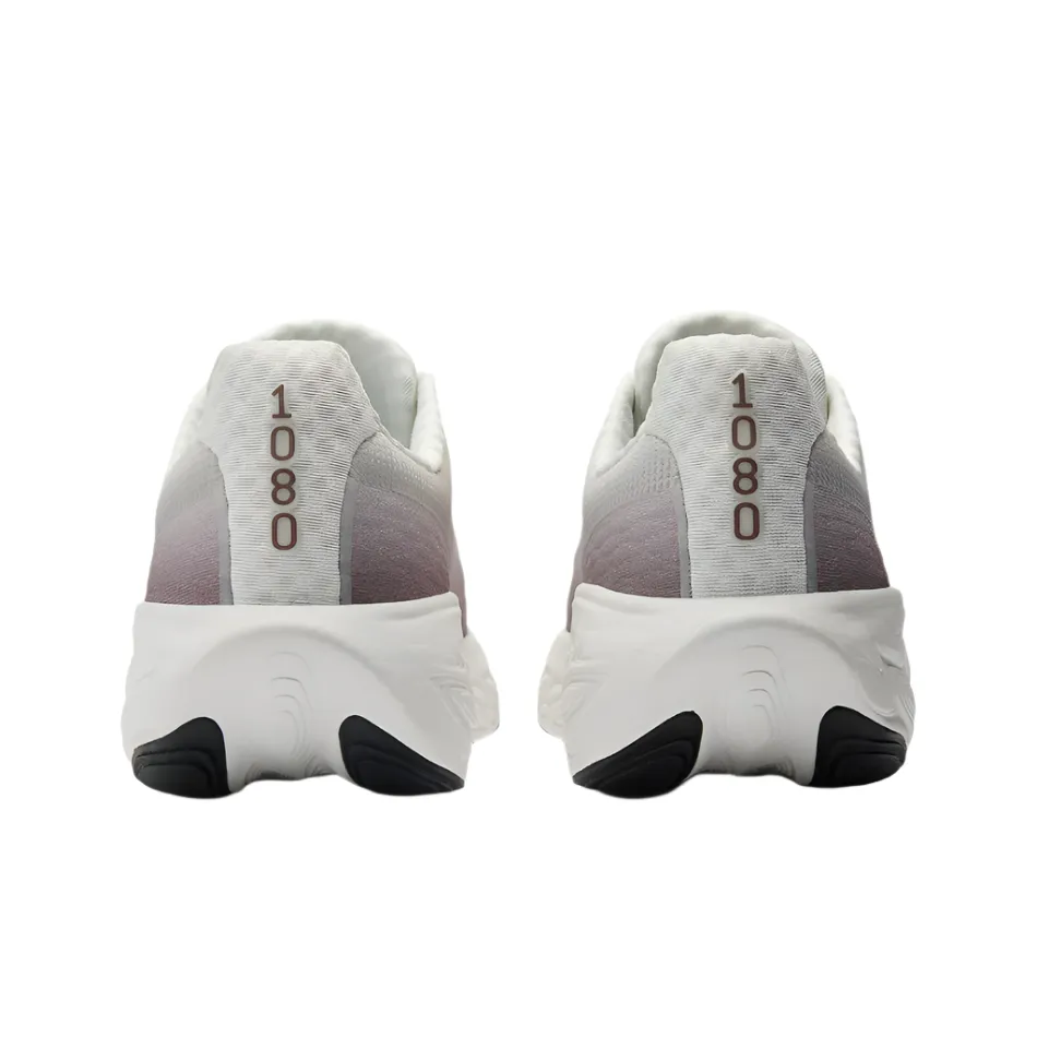 nylon running wear New Balance Men's 1080 V14 Running Shoes in Earth Shadow with Reflection and Urgent Red AW25