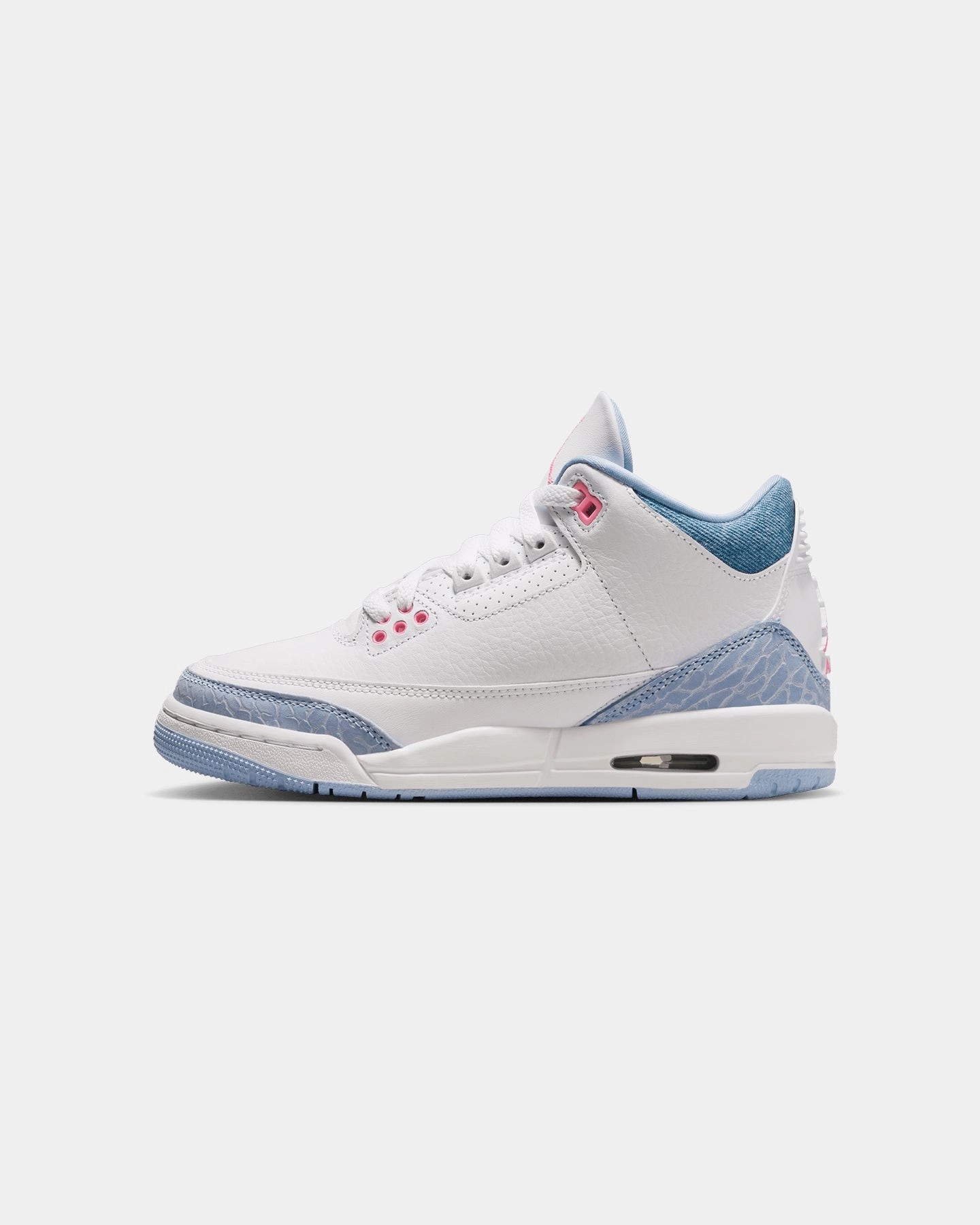Jordan Kids' Air Jordan 3 Retro (GS) White/Pink Glow Advanced Traction Pattern Sport Driven