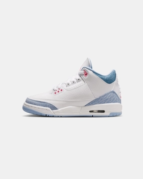 Jordan Kids' Air Jordan 3 Retro (GS) White/Pink Glow Advanced Traction Pattern Sport Driven