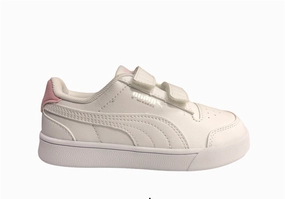 running in a bamboo bridge area shoes Neutral Stride Puma sneakers da bambina Shuffle V Ps 375689 04 white pink