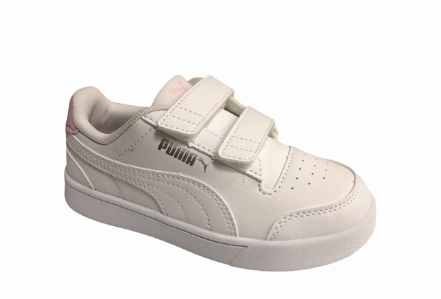 long - distance running option Puma sneakers da bambina Shuffle V Ps 375689 04 white pink