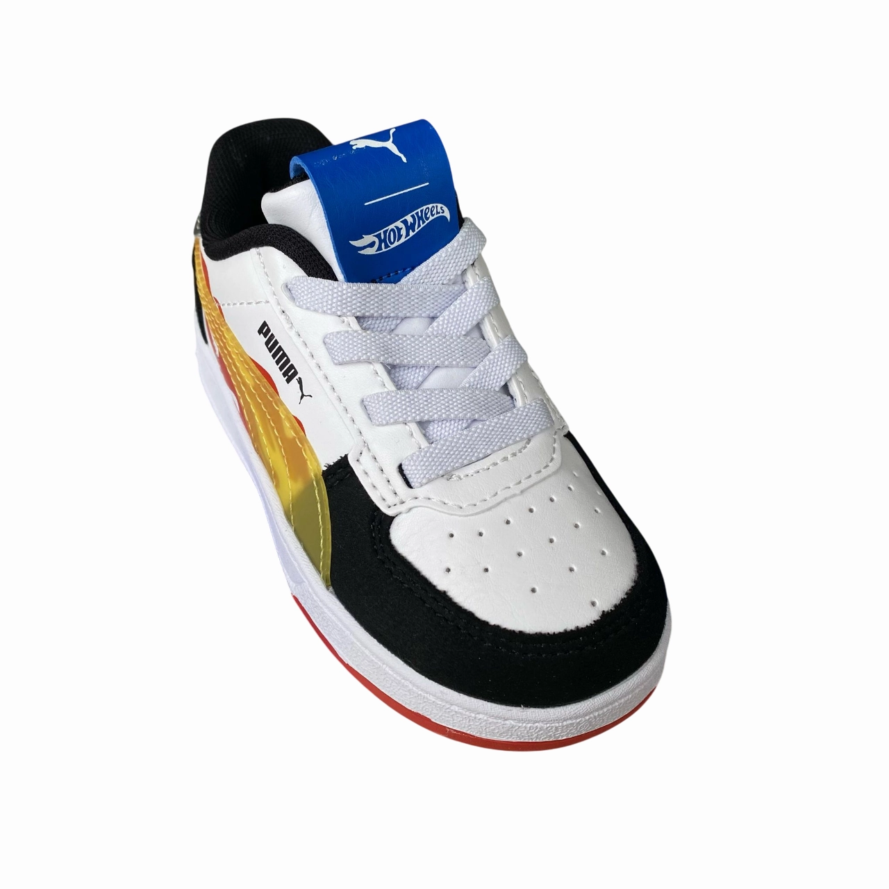 Puma scarpa da ginnastica da bambino Caven 2.0 Hot Wheels 401405-01 nero-fuoco-bianco cool - down running modern - style