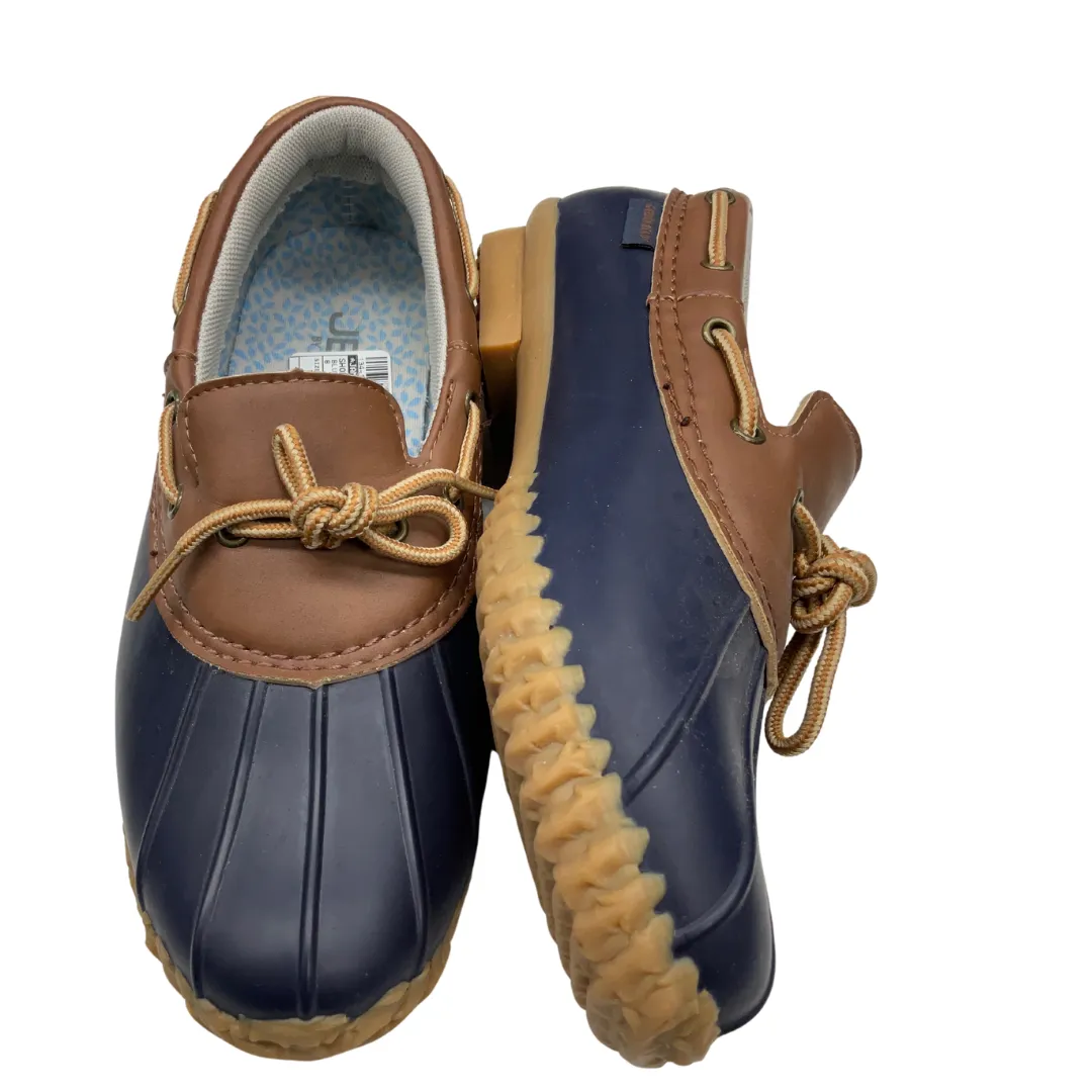 Shoes Hiking By Jambu In Blue, Size: 8